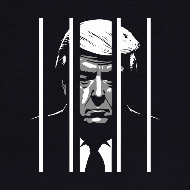 Trump Behind Bars by tommartinart